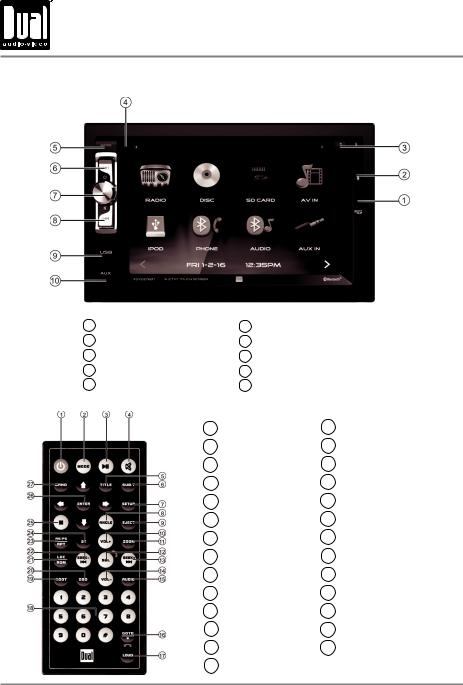 Dual XDVD276BT Owner's Manual