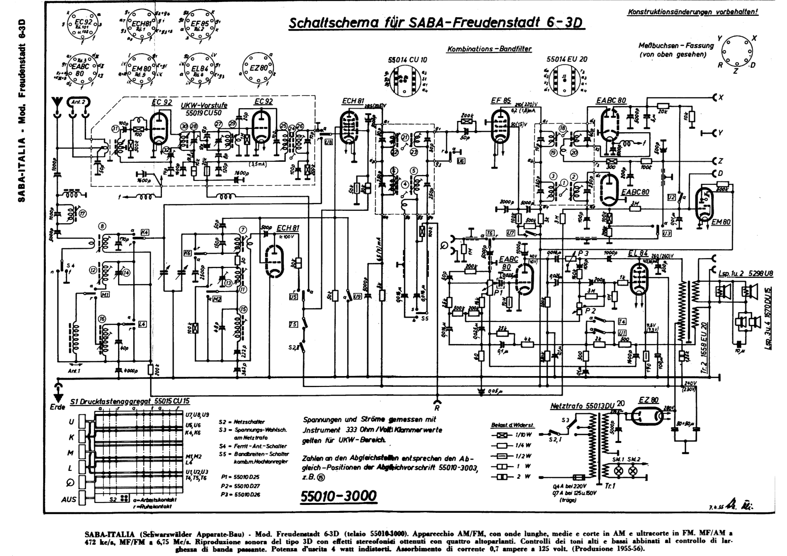 Saba Freudenstadt-6-3D Schematic