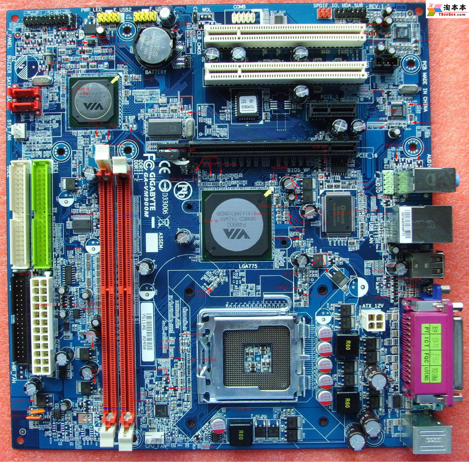 Gigabyte GA-VM900M Schematics