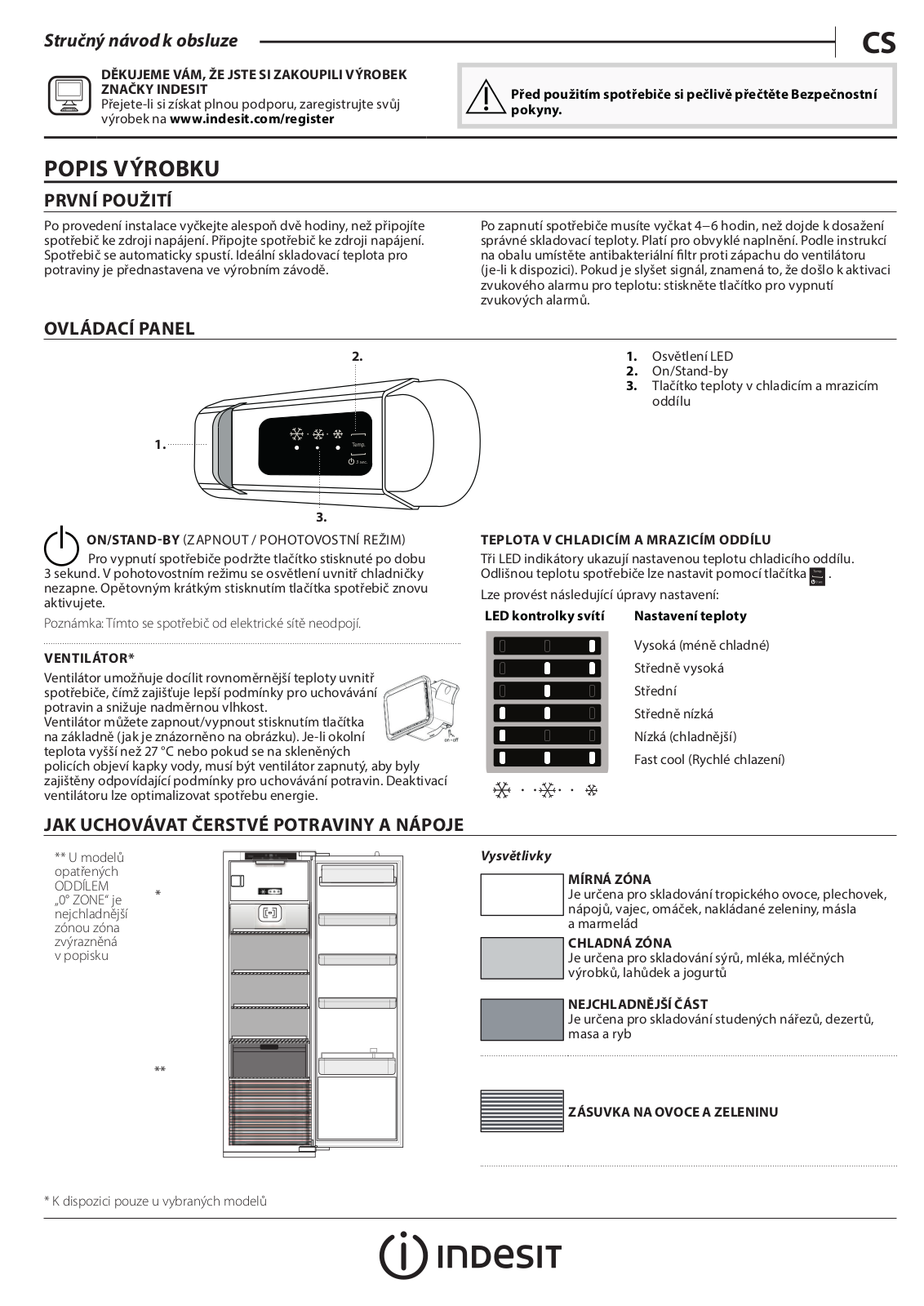 INDESIT INSZ 1801 AA Daily Reference Guide