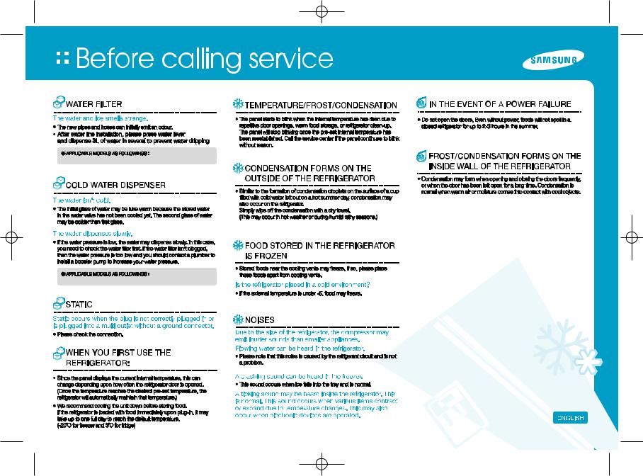 Samsung RSA1UTTS, RSA1NTPE, RS20NRPS, RSA1NTVG, RSA1Z User Manual