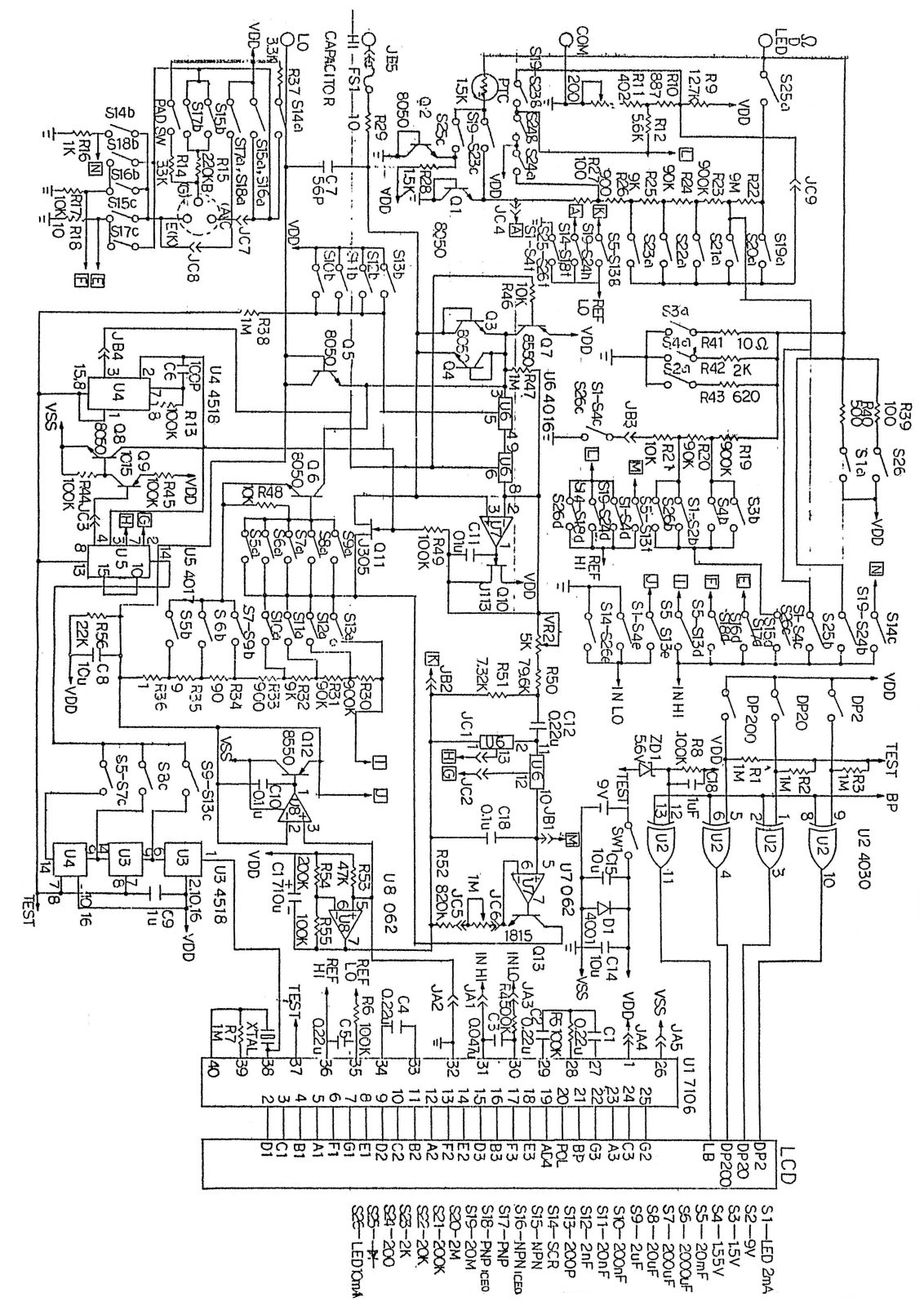 MINIPA MX901 Schematic