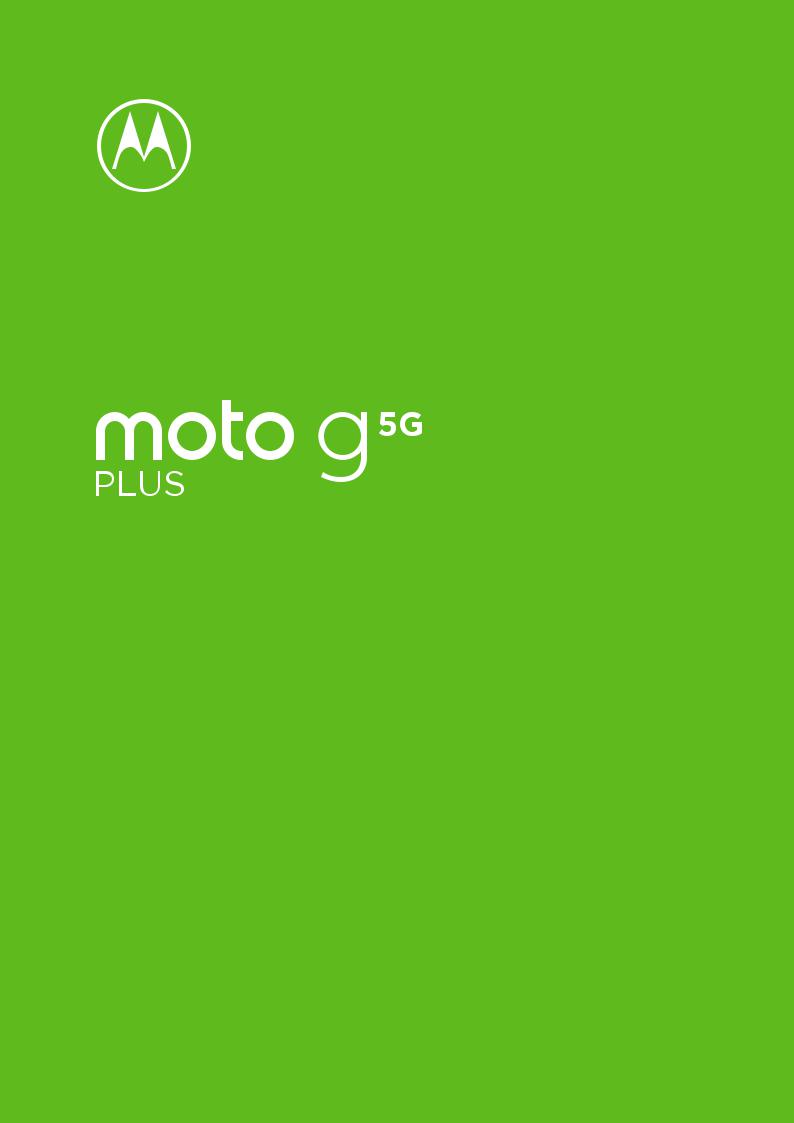 Motorola Moto G 5G Plus Manual