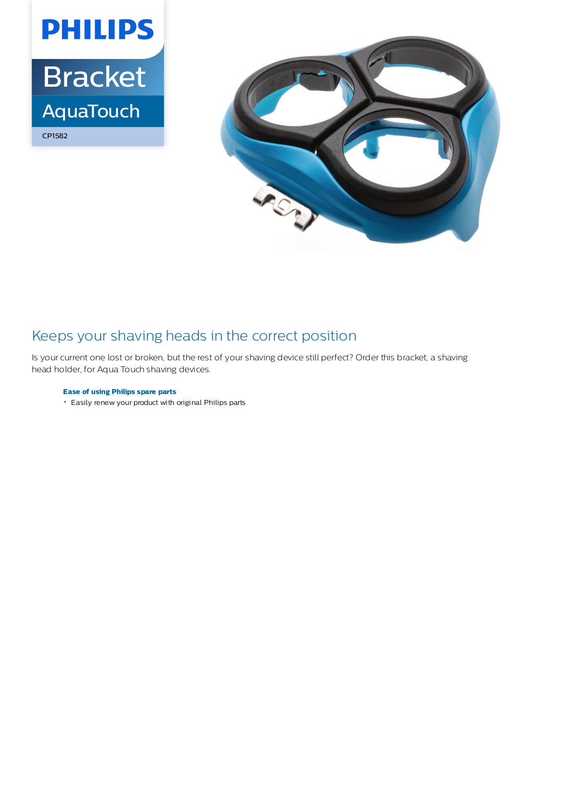 Philips CP1582/01 leaflet - ManualMachine.com