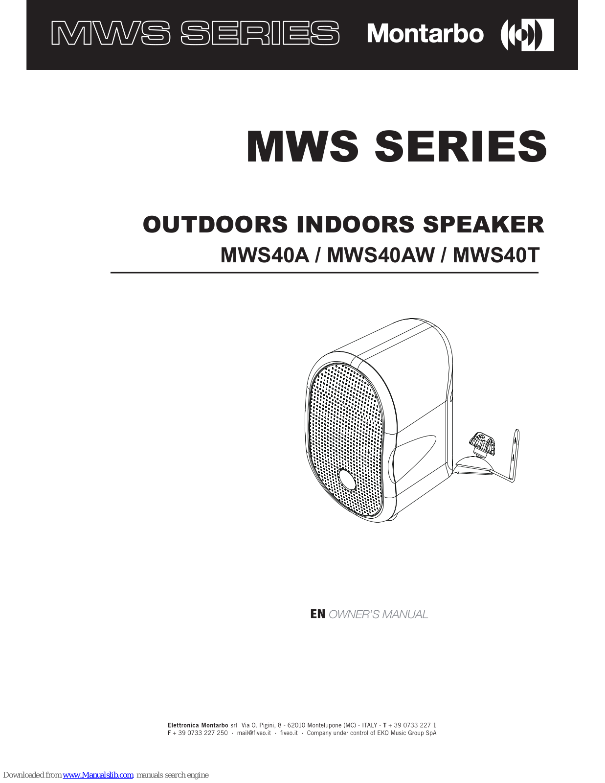 Montarbo MWS40A, MWS40AW, MWS40T Owner's Manual