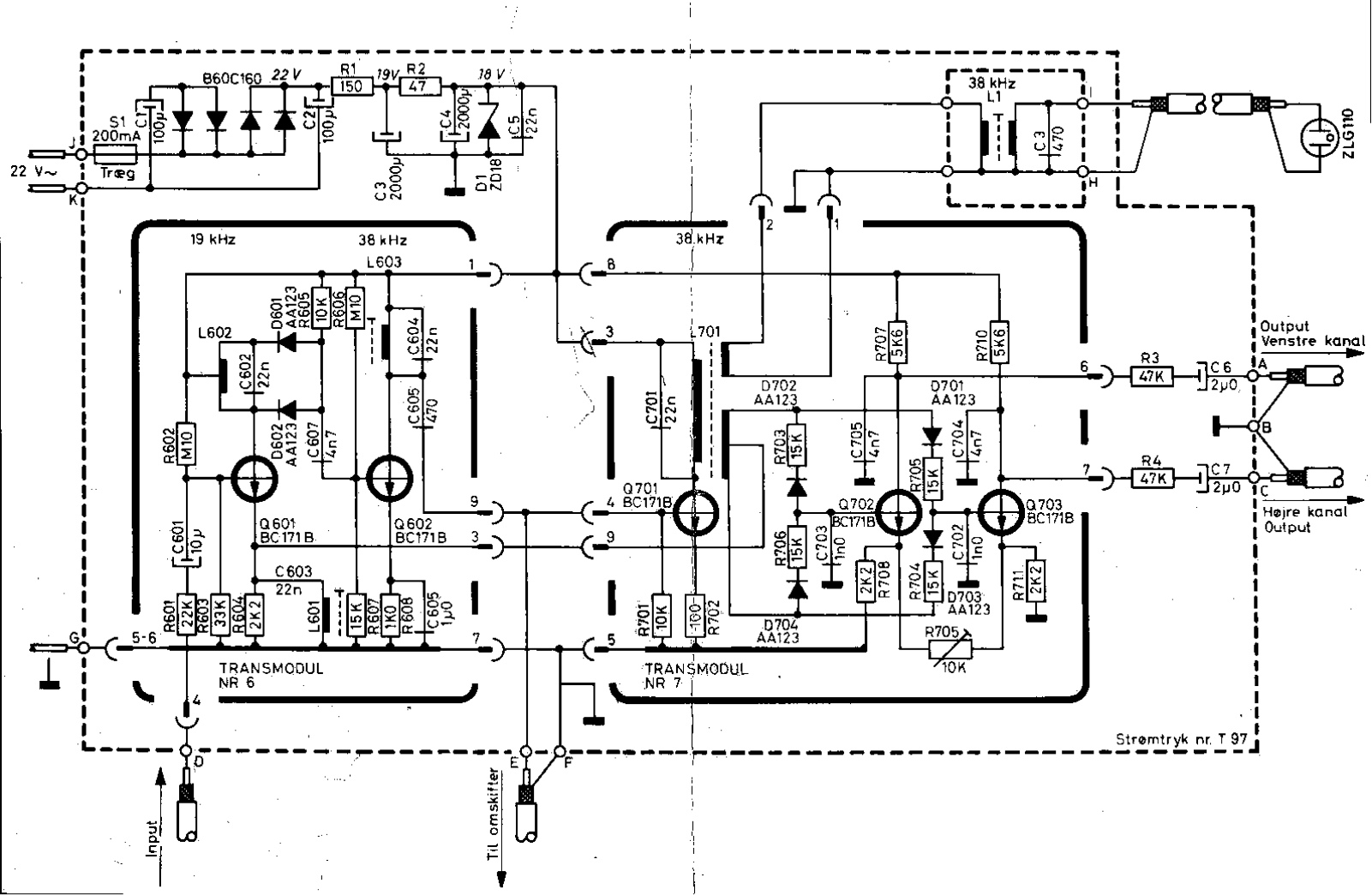 Arena Stereodekoder T97 1 Schematic - ManualMachine.com