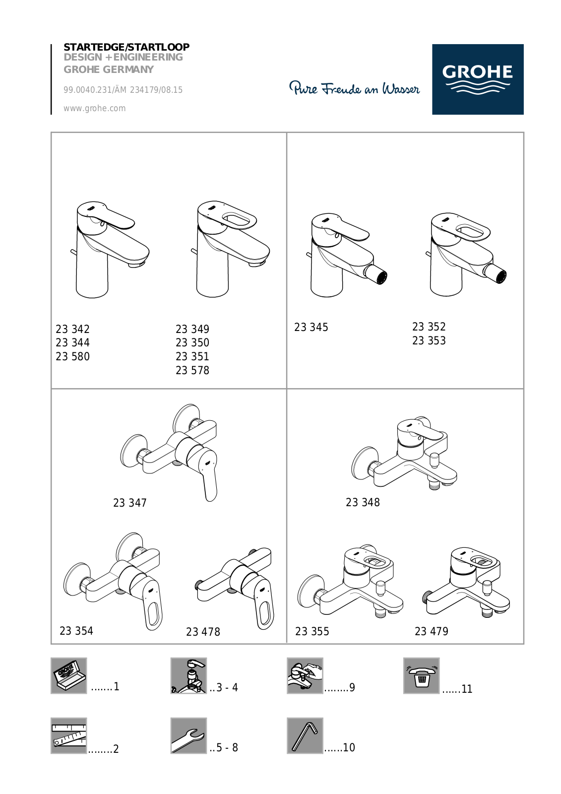 Grohe 23349000 Service Manual