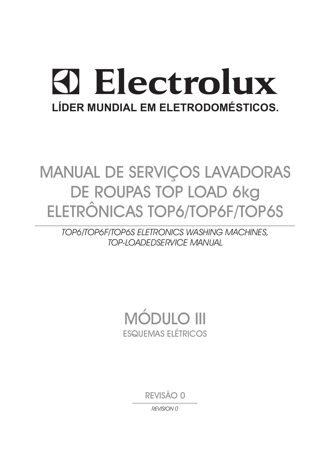 Electrolux TOP6, TOP6F, TOP6S User Manual