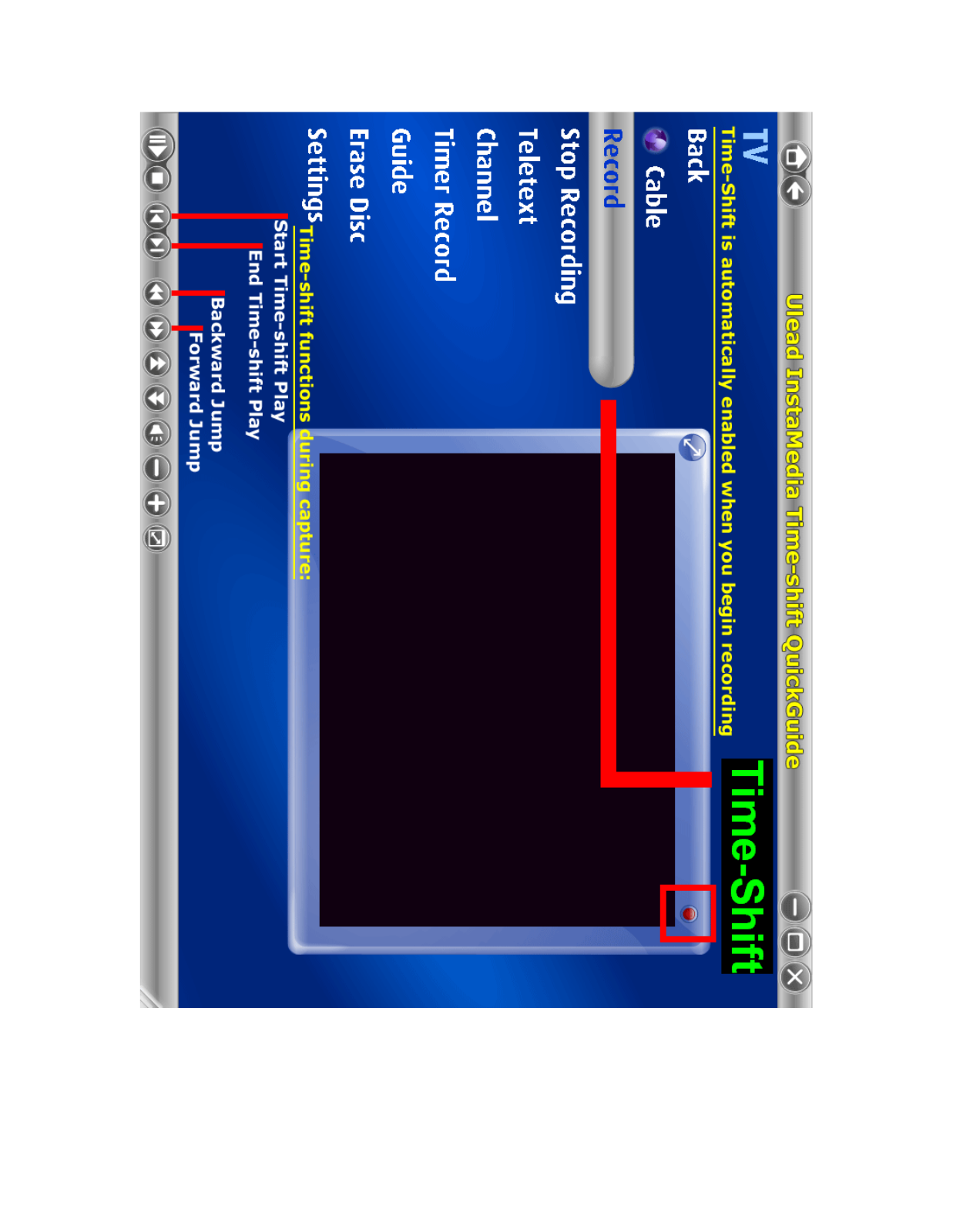 Ulead INSTAMEDIA TIME-SHIFT User Manual