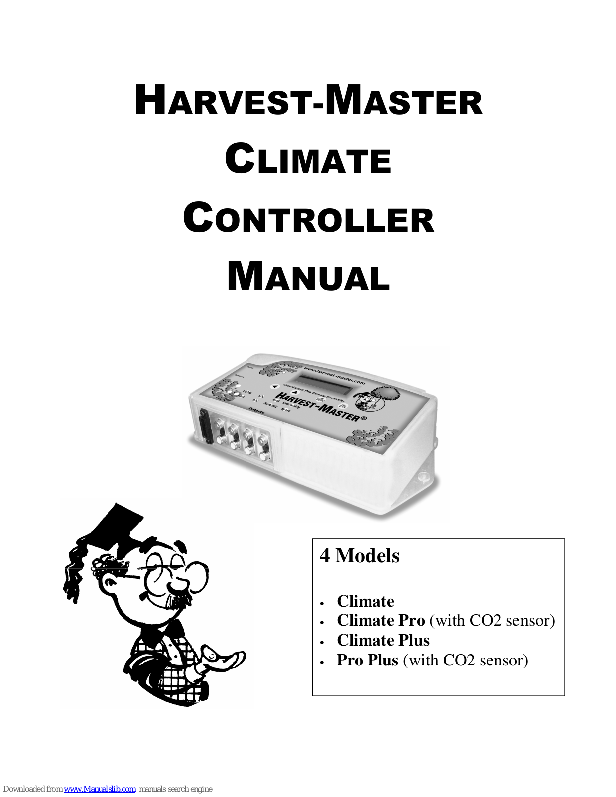 Harvest-Master Climate, Climate Pro, Climate Plus' Pro Plus, Climate Plus, Pro Plus User Manual