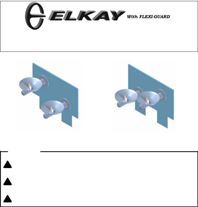 ELKAY EDFPB117C, EDFPBM117C, EDFPB117RAC, EDFPBM117RAC, EDFPBV117C INSTALLATION, CARE & USE MANUAL