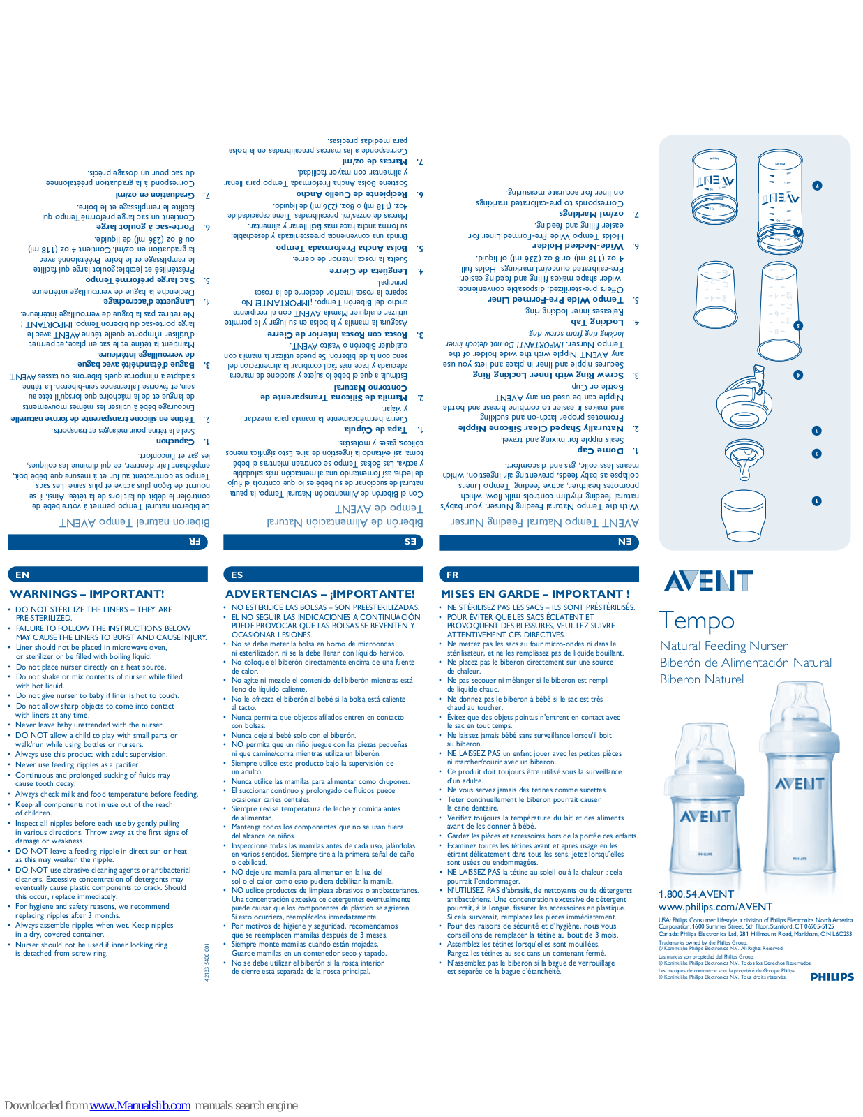 Philips SCF649/01, SCF648/01, Tempo User Manual