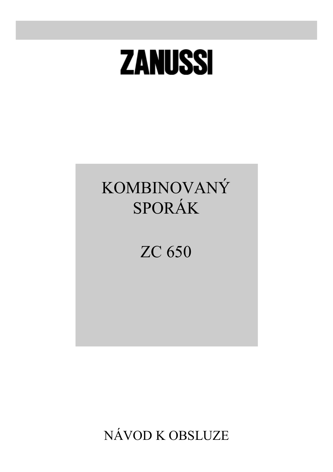 Zanussi ZCM650C/HU, ZC601G, ZC650C, ZC661CM User Manual