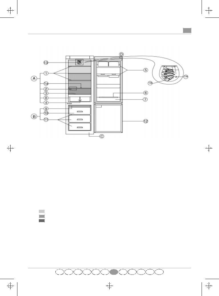 Whirlpool KGEA SYMPHONY 335, KGEA 365 OPTIMA/AL, KGEA 3300/2, KGEA 3600/3 SI, KGEA 3600 SI/2 INSTRUCTION FOR USE