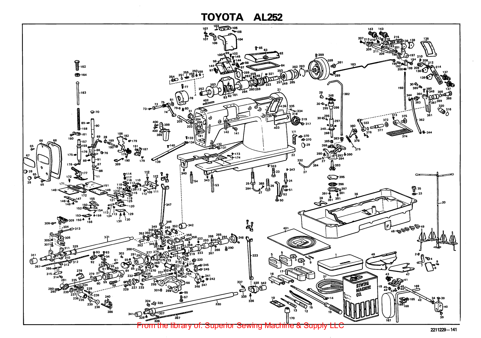 Toyota AL252 Manual