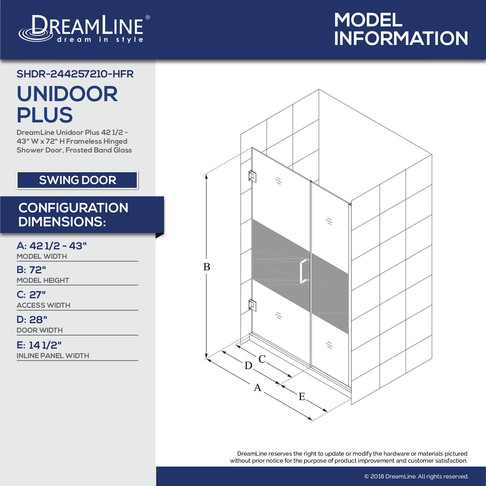 DreamLine DLN3010 Specifications - ManualMachine.com