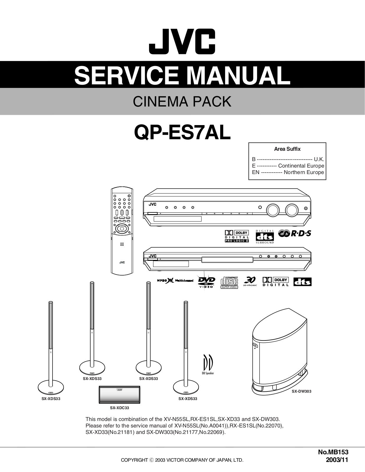 JVC QP-ES7AL Service Manual