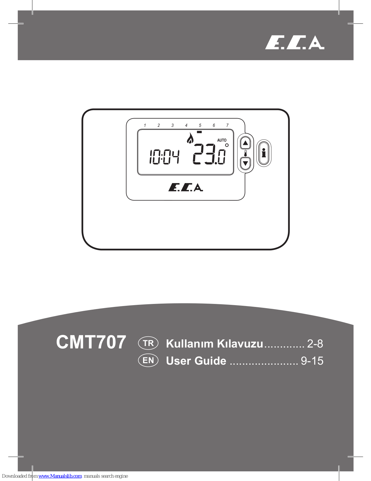 E.C.A. CMT707 User Manual - ManualMachine.com