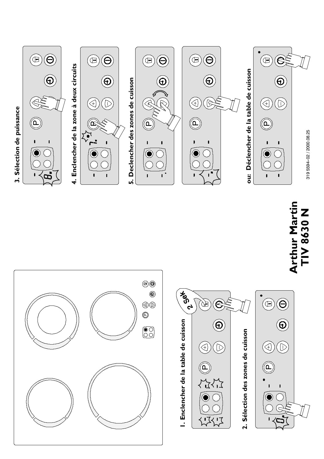 Arthur martin TIV8630N User Manual