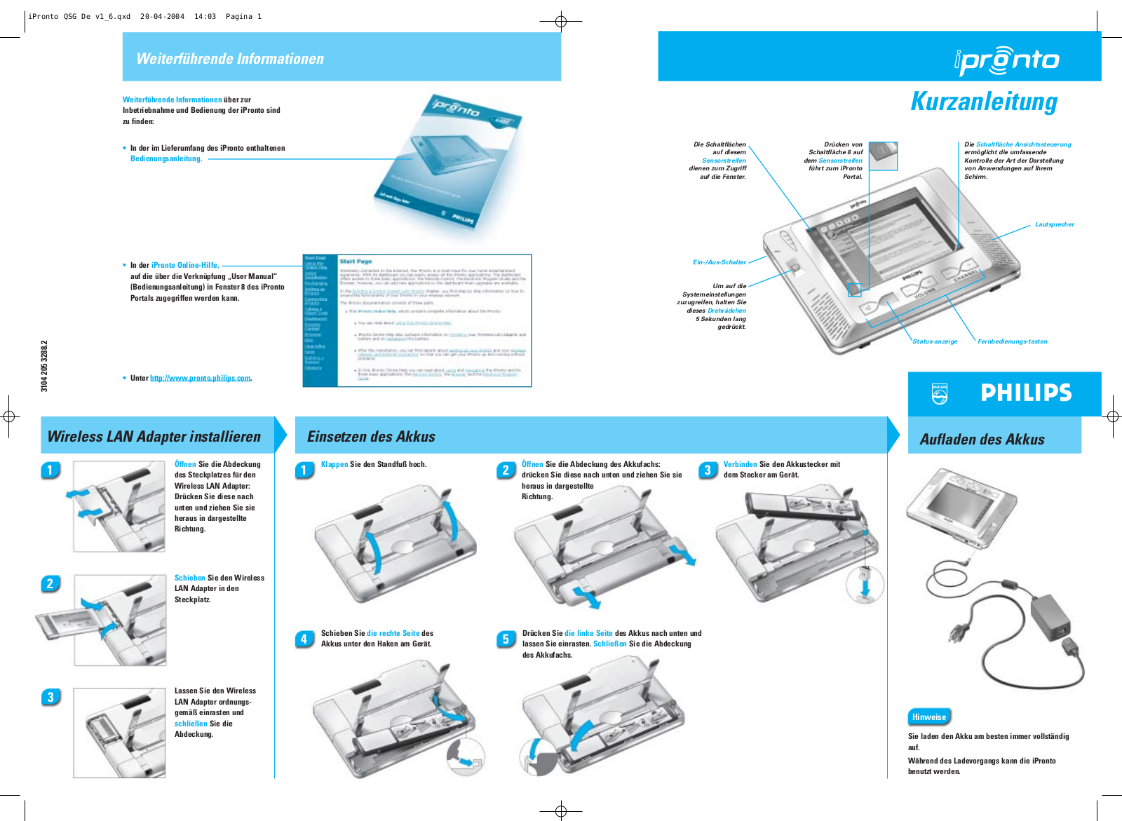 Philips SBCRU1000, TSI6400, TSI640099 User Manual