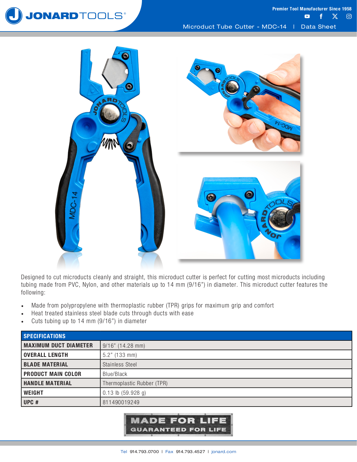 Datasheet MDC-14 Specification - ManualMachine.com