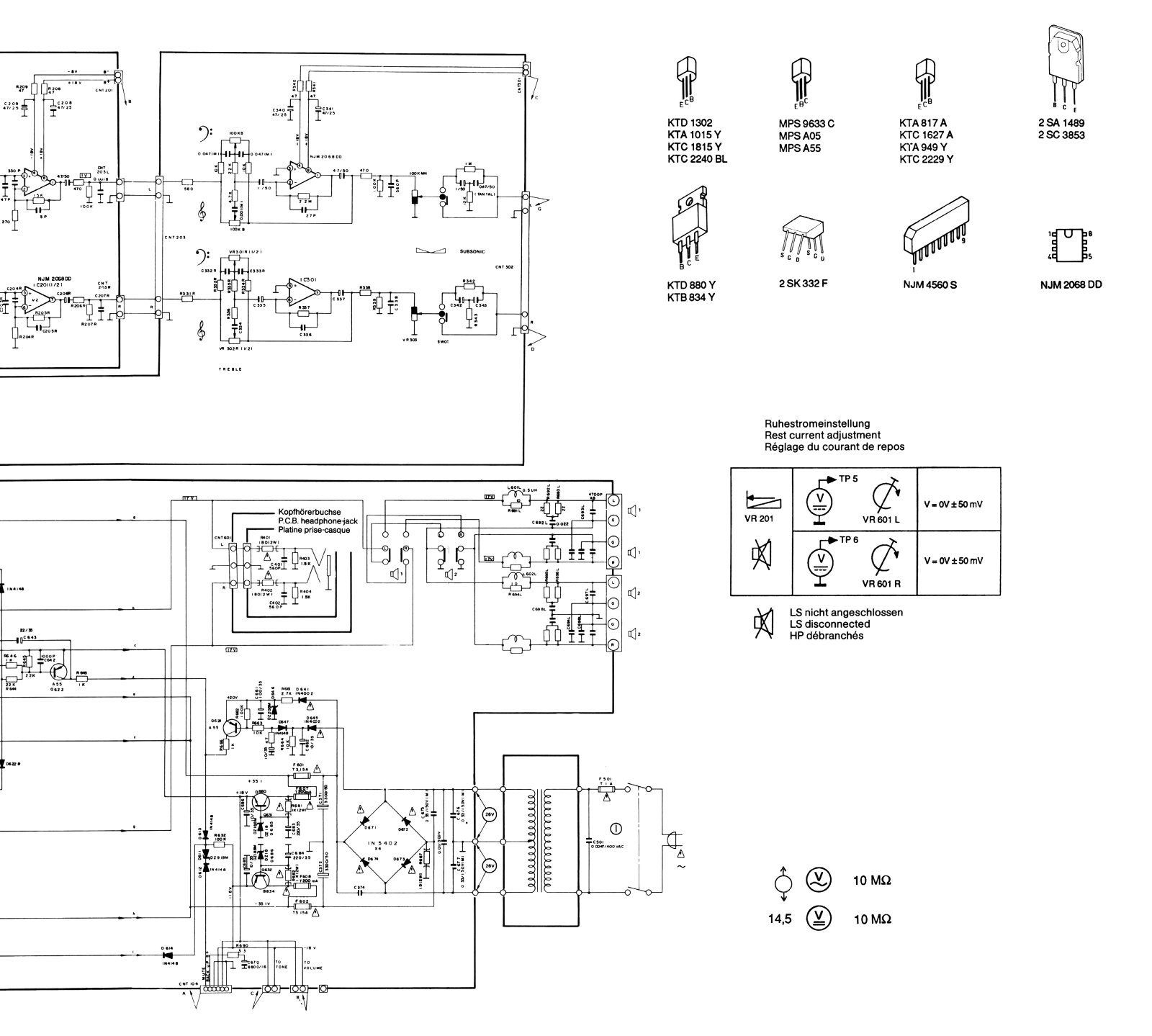 Dual CV-6010 Schematic