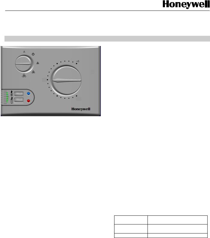 Honeywell T6580 PRODUCT SPECIFICATION SHEET