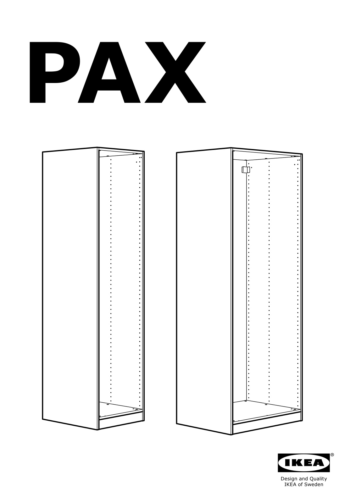 Ikea S49096001, S49158683, S49159512, S59094407, S59127511 Assembly instructions