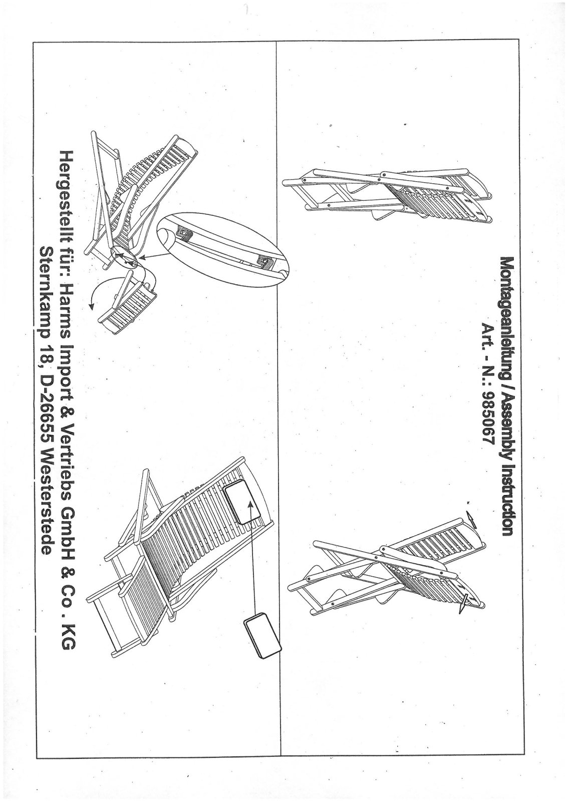 Garden Pleasure Alaska Assembly instructions