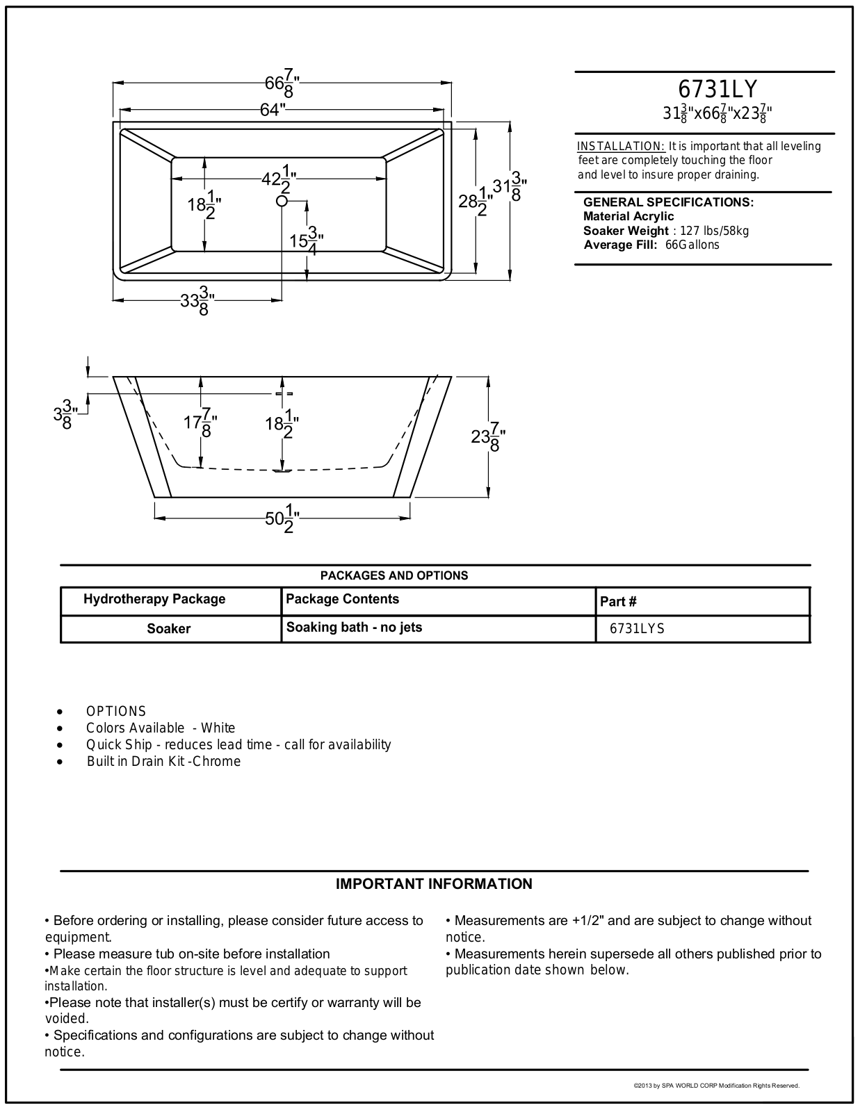 Spa Escapes XVZ1582 Specifications - ManualMachine.com