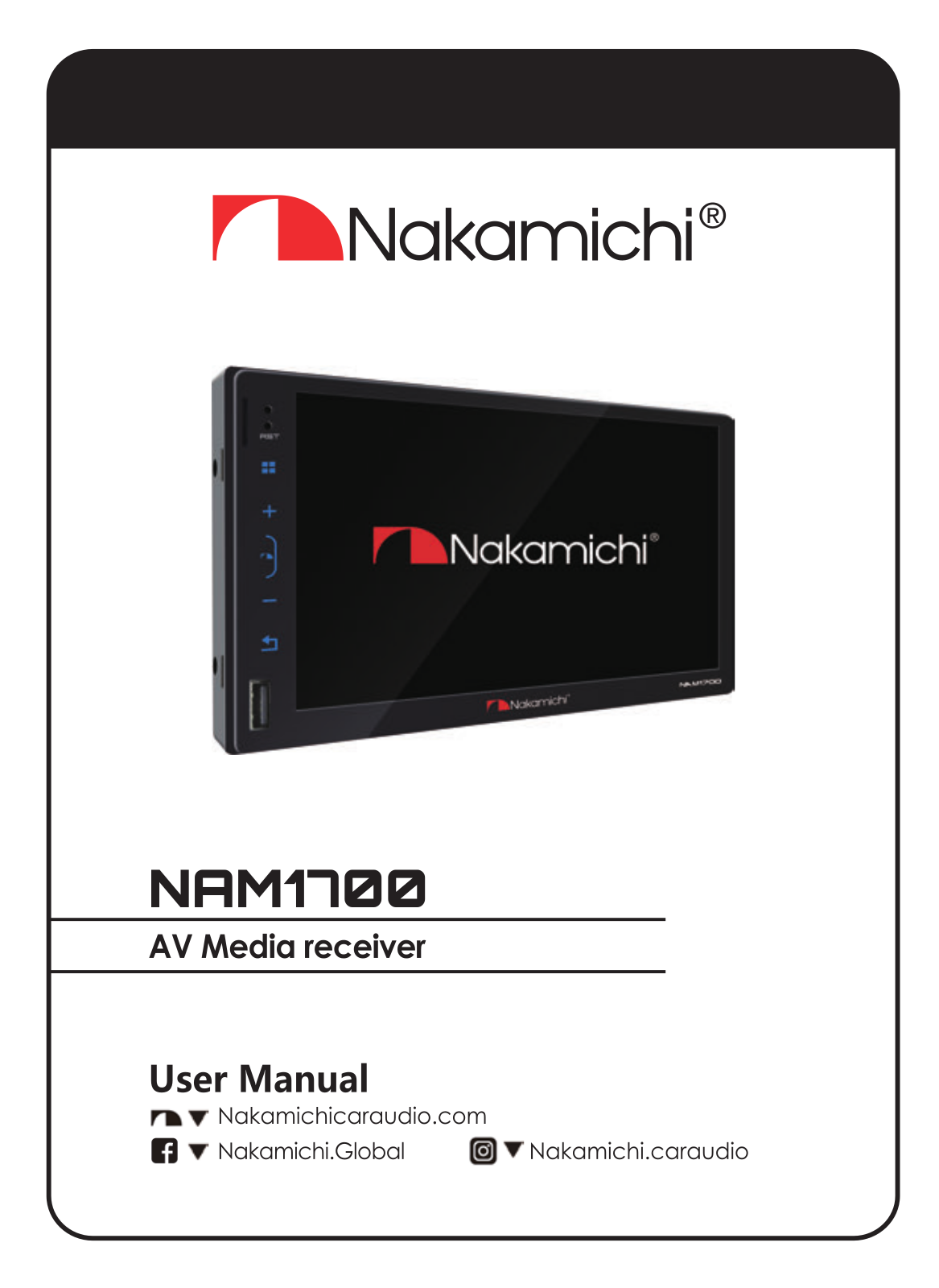 Nakamichi NAM1700 User Manual