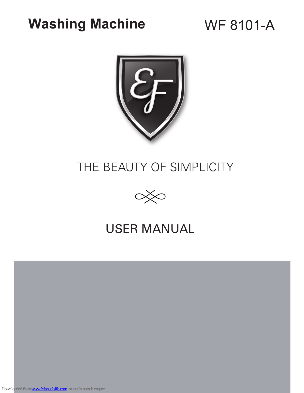 EF WF 8101-A User Manual