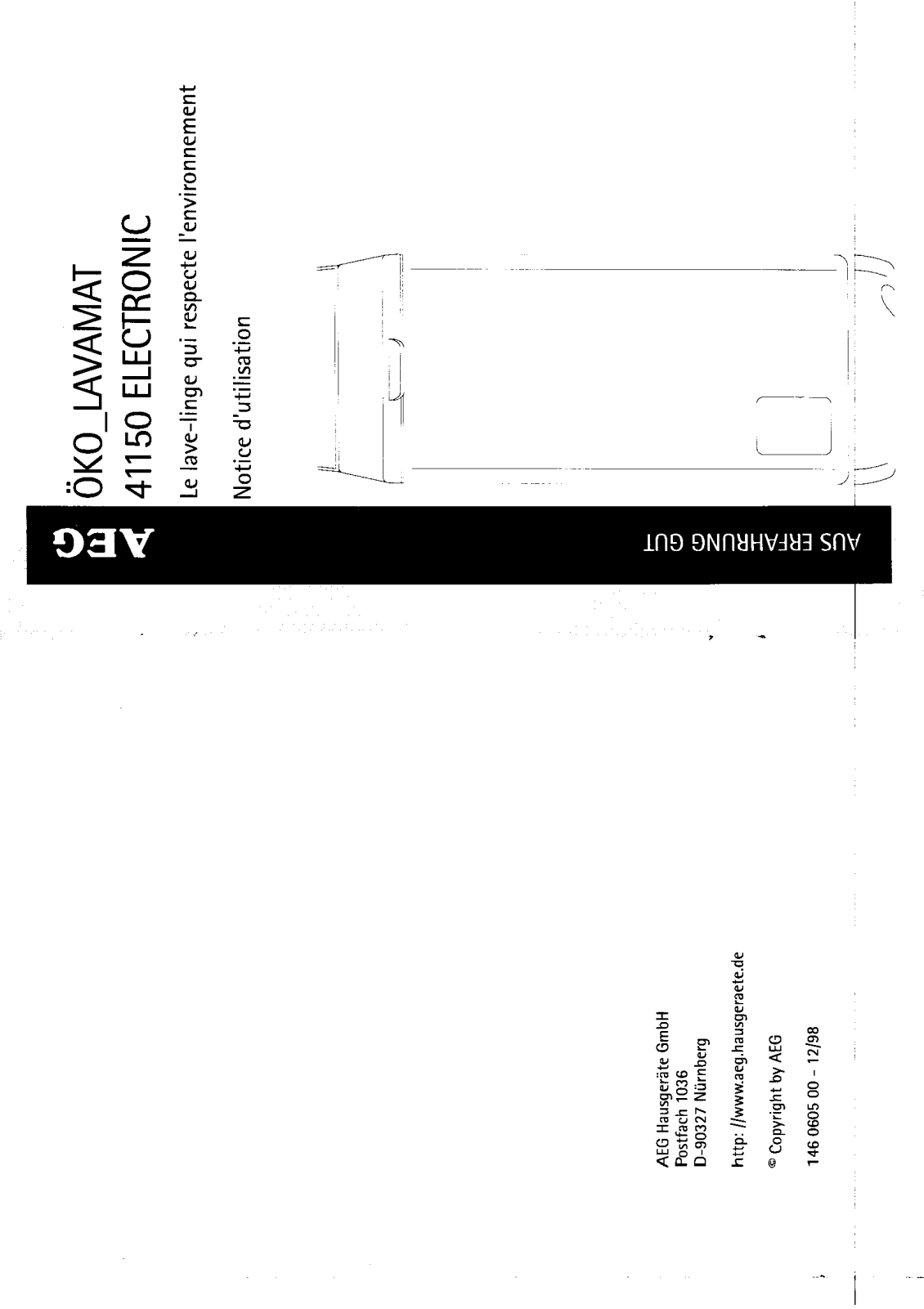 Aeg 41150 User Manual