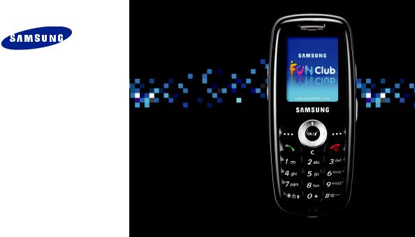 Samsung SGH-X620 User Manual