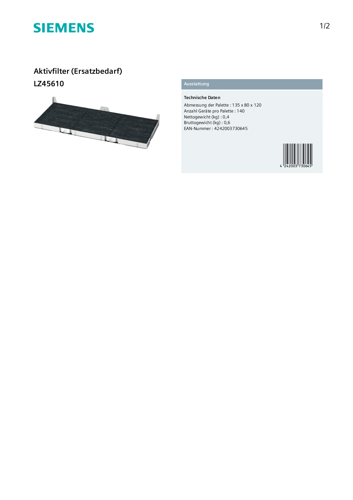 Siemens LZ45610 User Manual