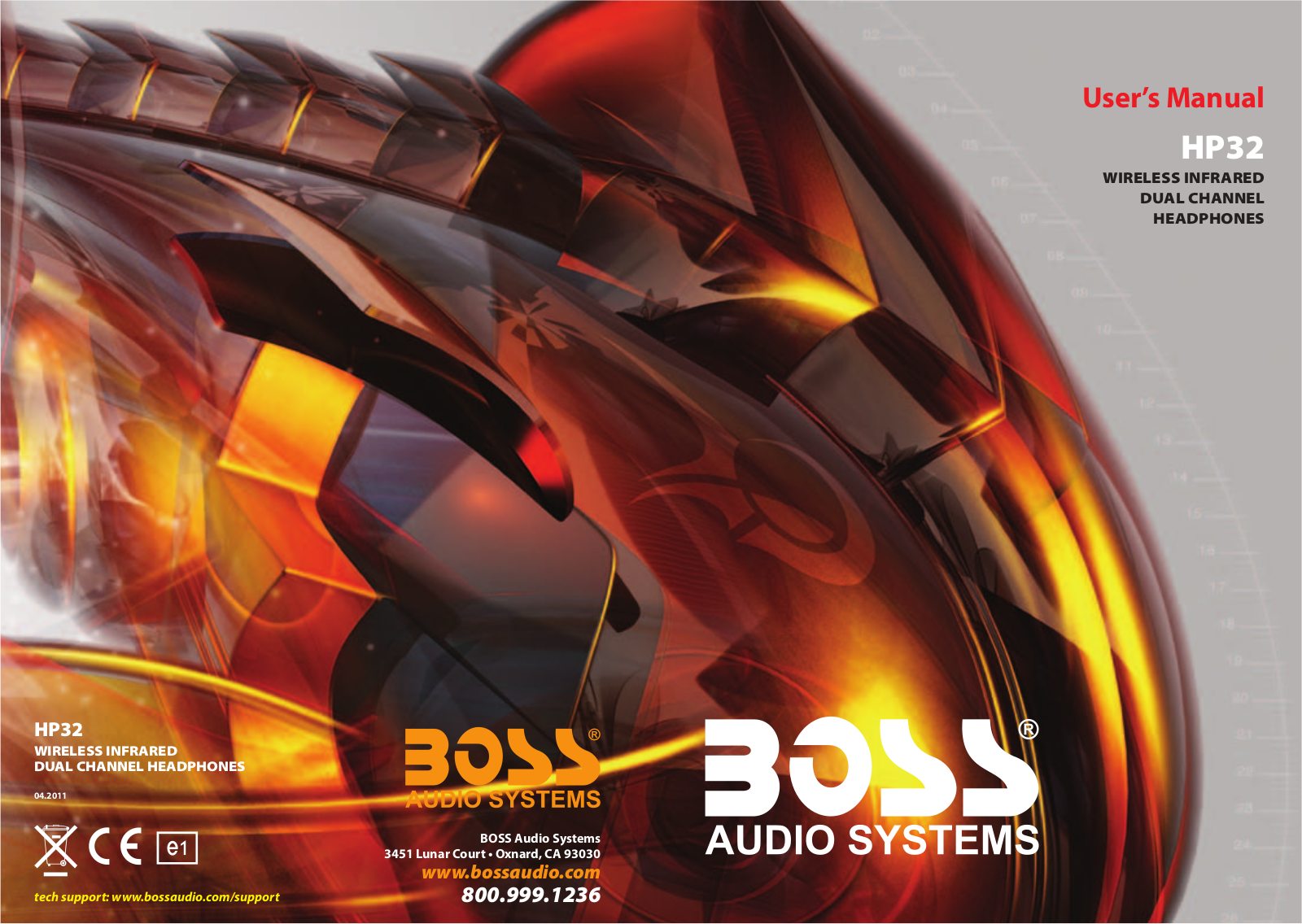 Boss Audio HP32 User Manual