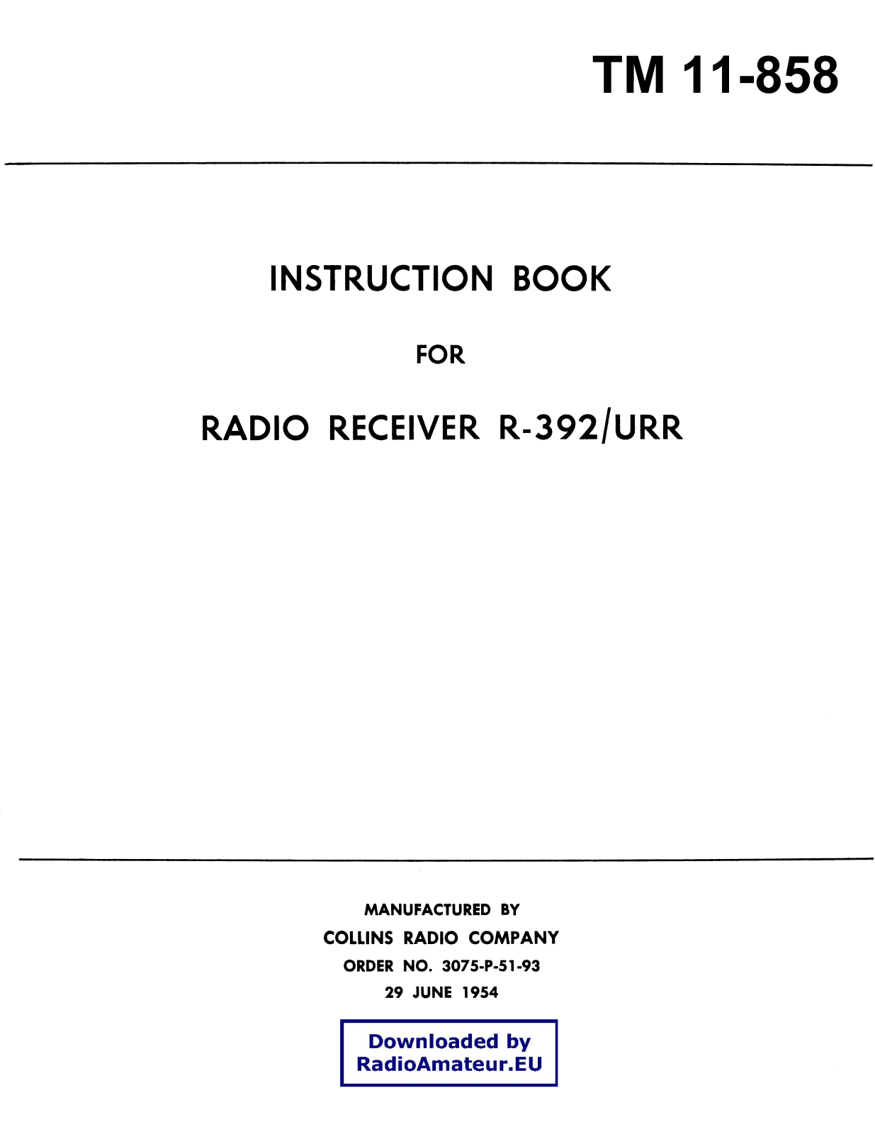 Pozosta TM-11-858 User Manual