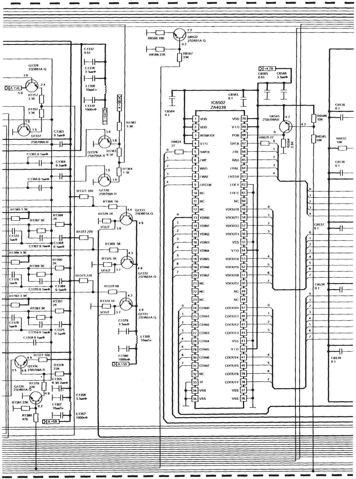 PANASONIC TX28WG25C Schematics