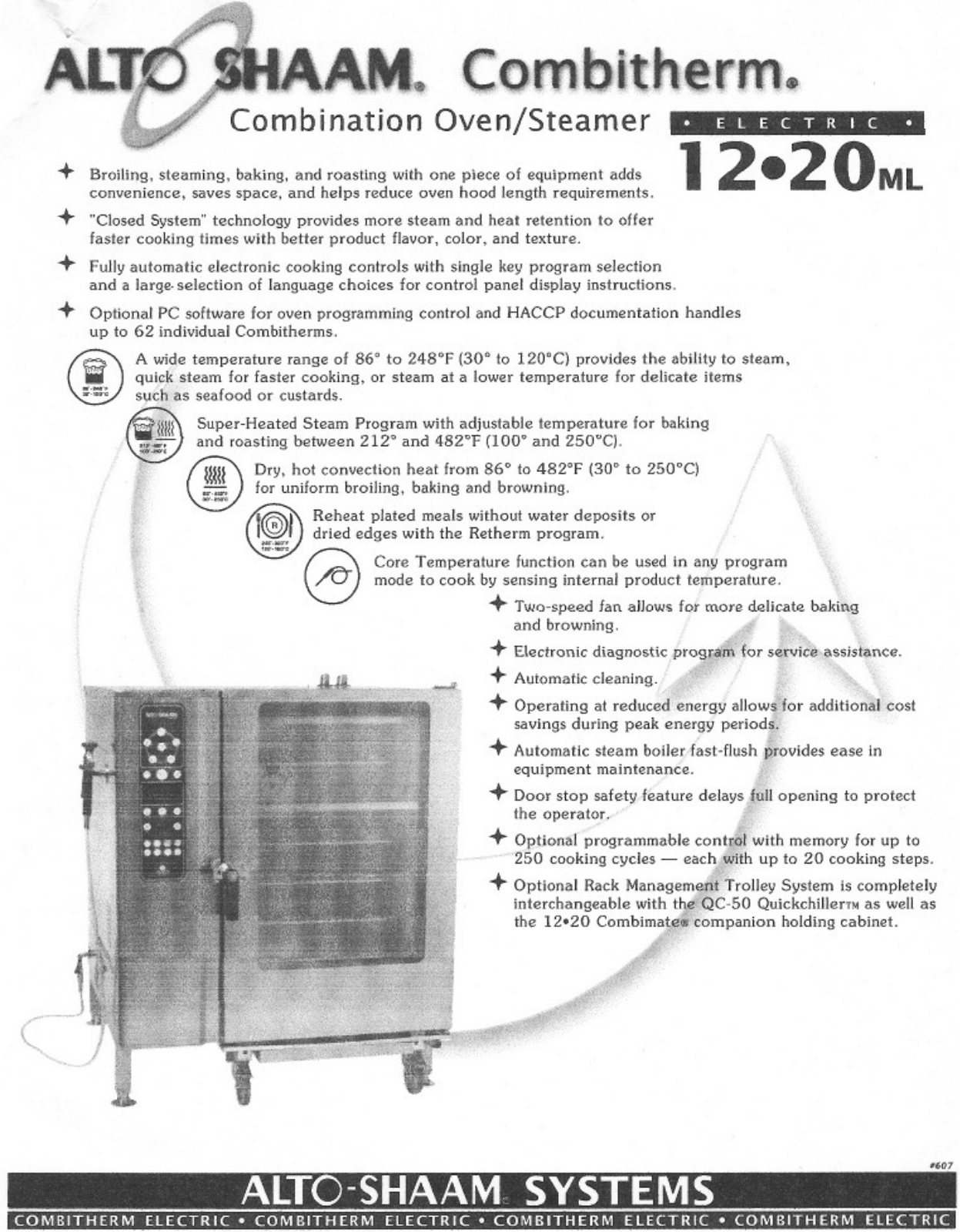 Alto Shaam 12.20ML User Manual