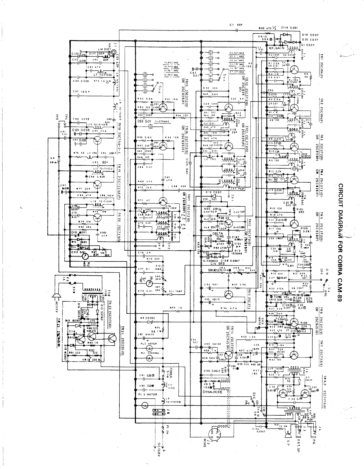 Cobra CAM-89 User Manual