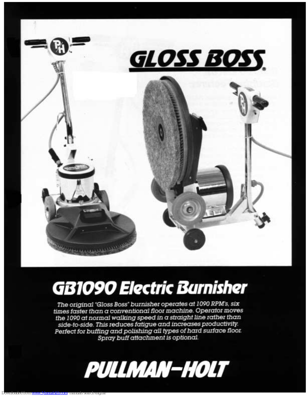 Pullman Holt GB-1090 Specifications - ManualMachine.com