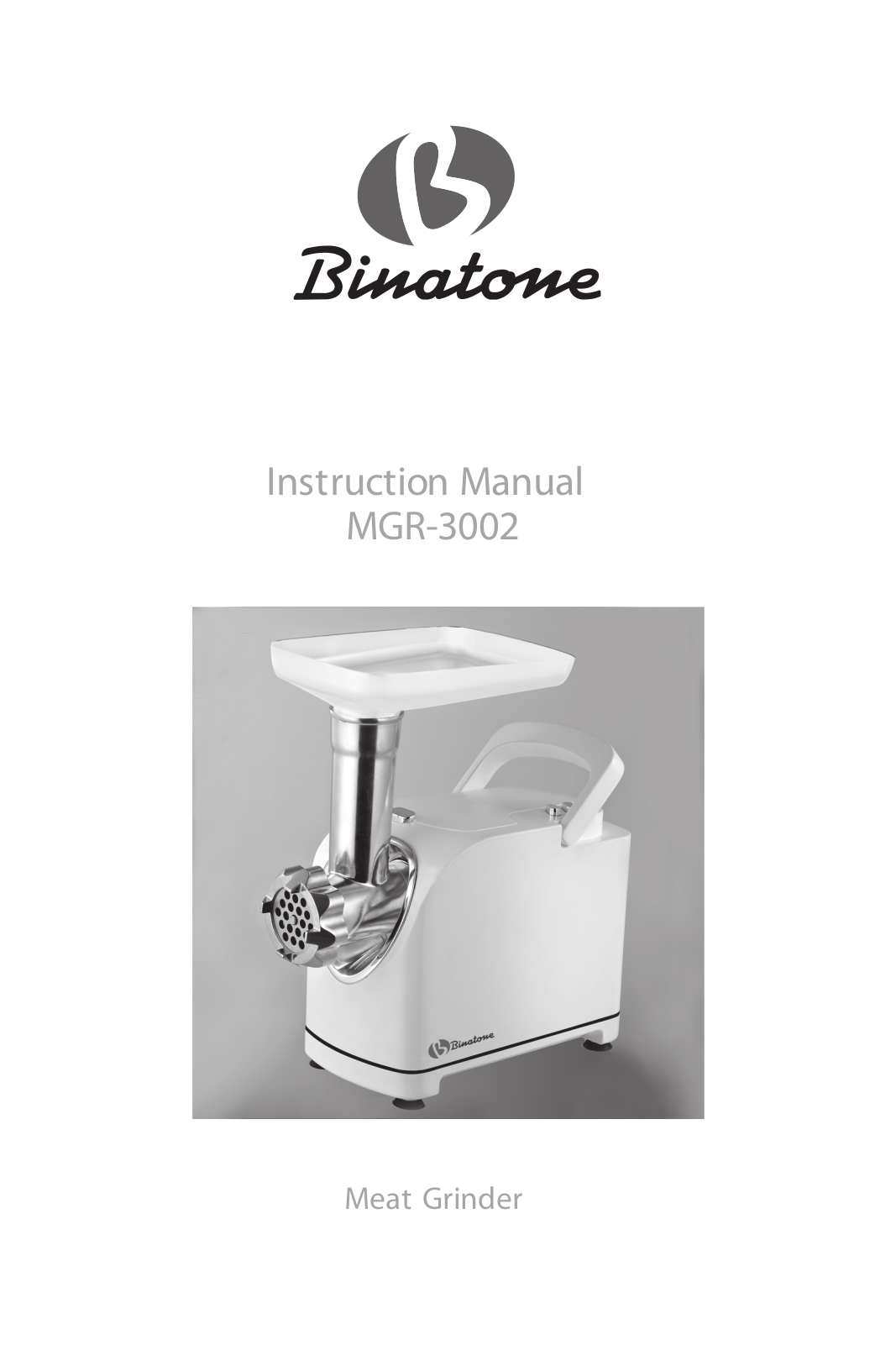 Binatone MGR-3002 User Manual