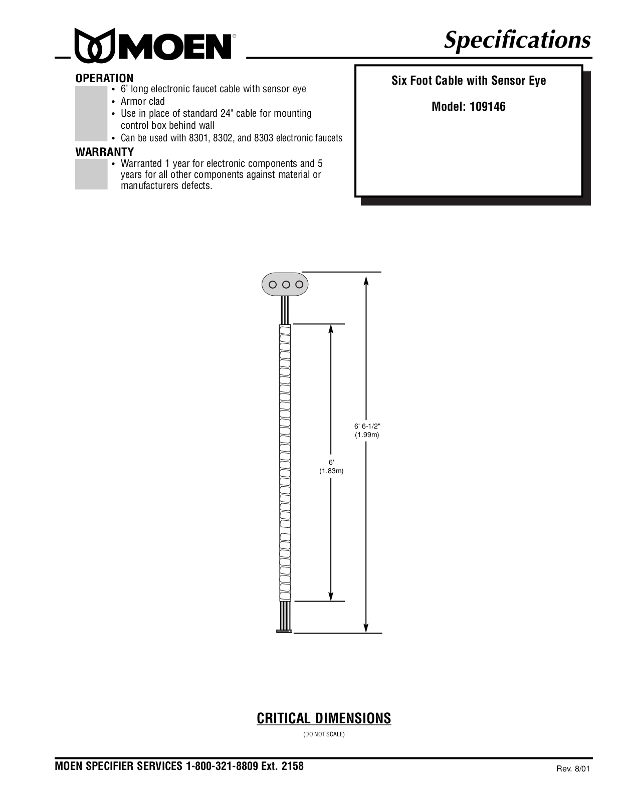Moen MOE6004 Product Specifications - ManualMachine.com