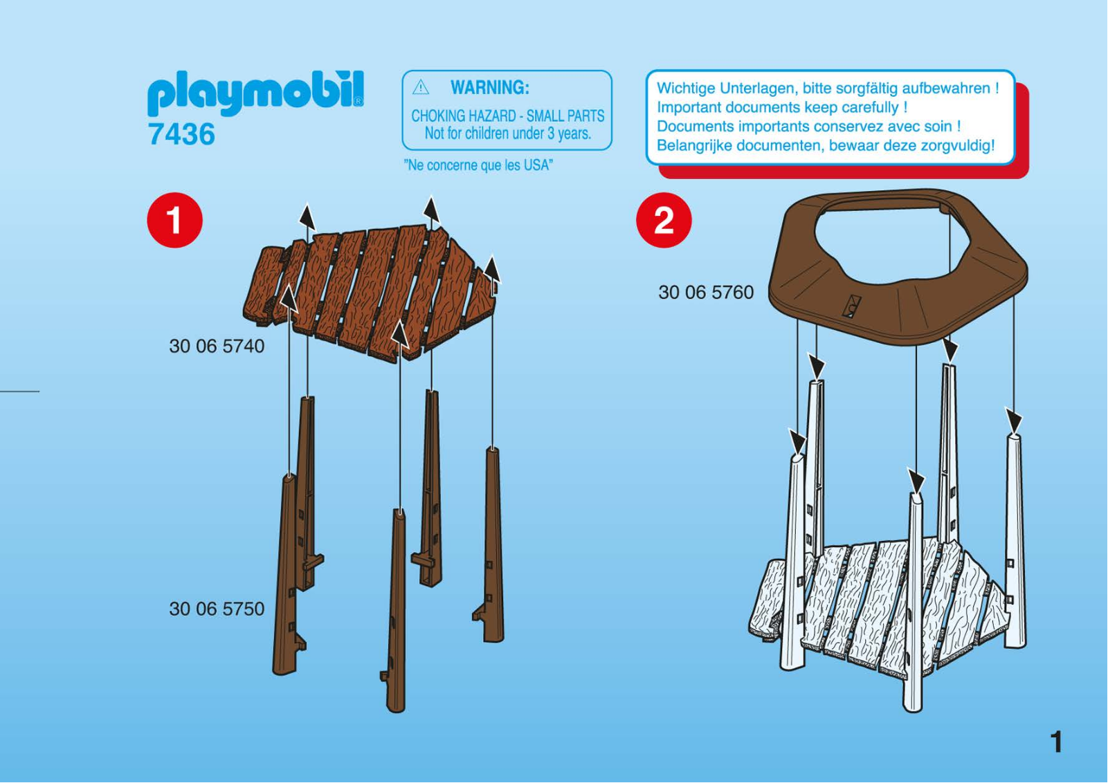 Playmobil 7436 Instructions