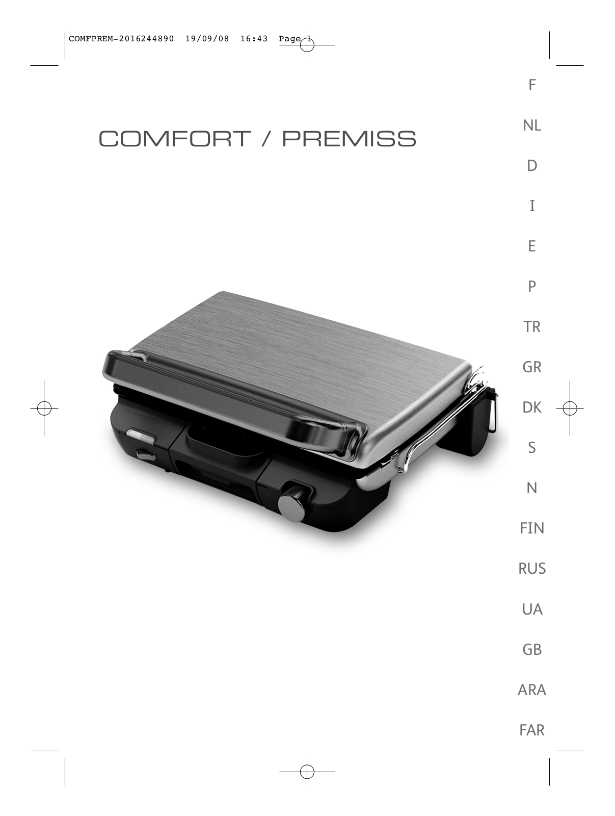 TEFAL COMFORT User Manual