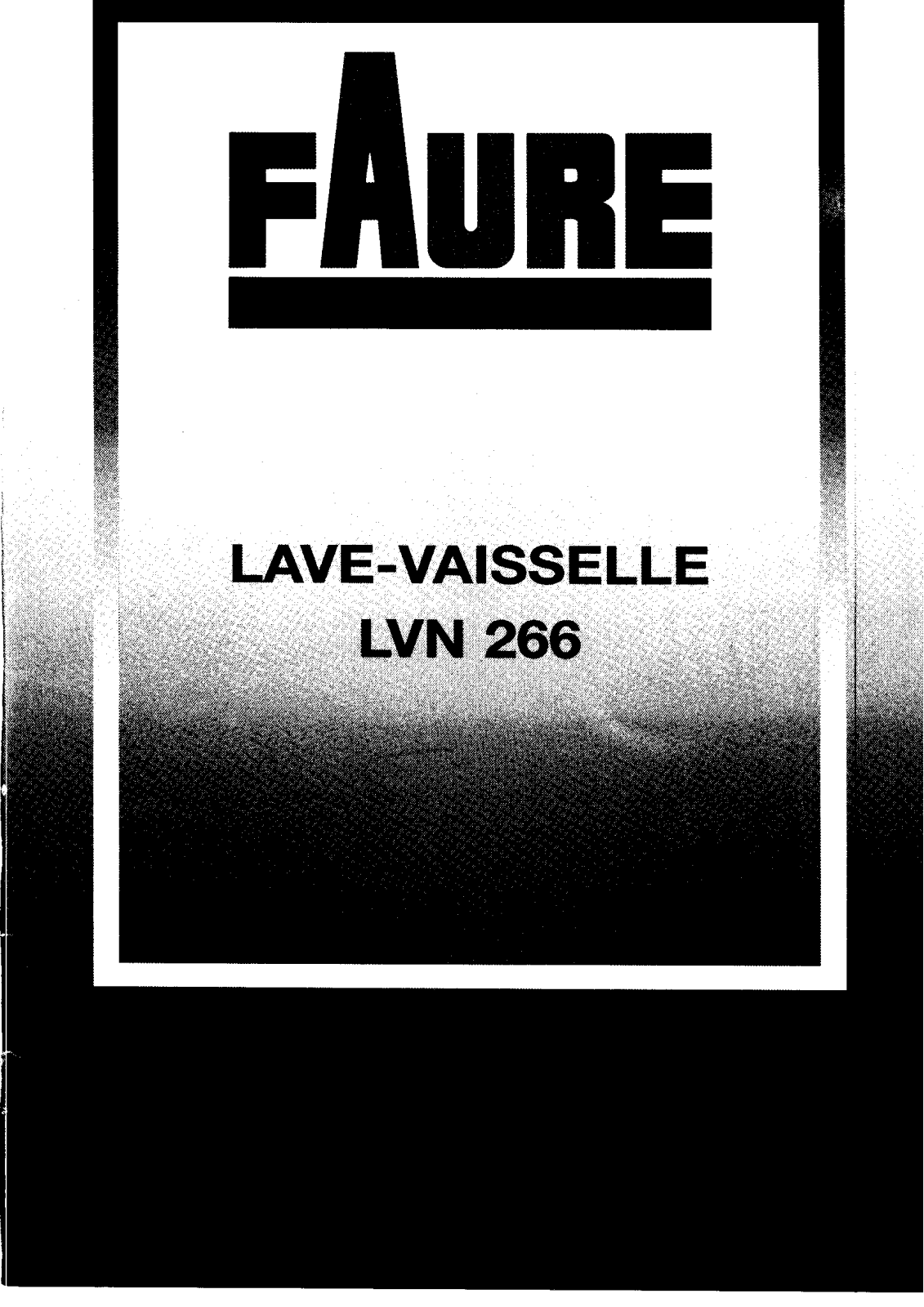 Faure LVN266W User Manual