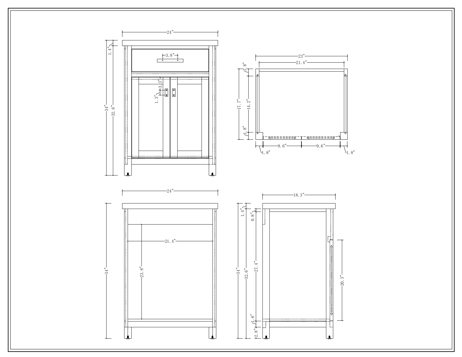 Joss & Main W005405071 Dimensions - ManualMachine.com