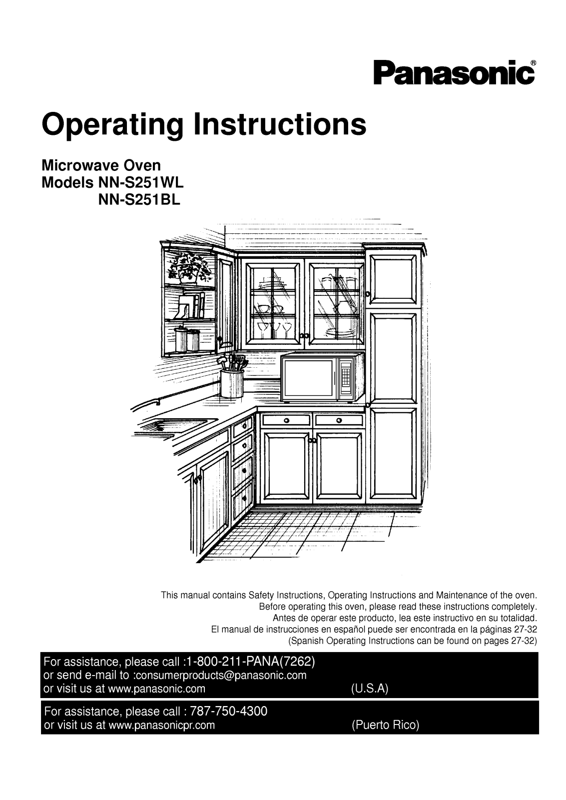 LG NN-S251WL, NN-S251BL User Manual