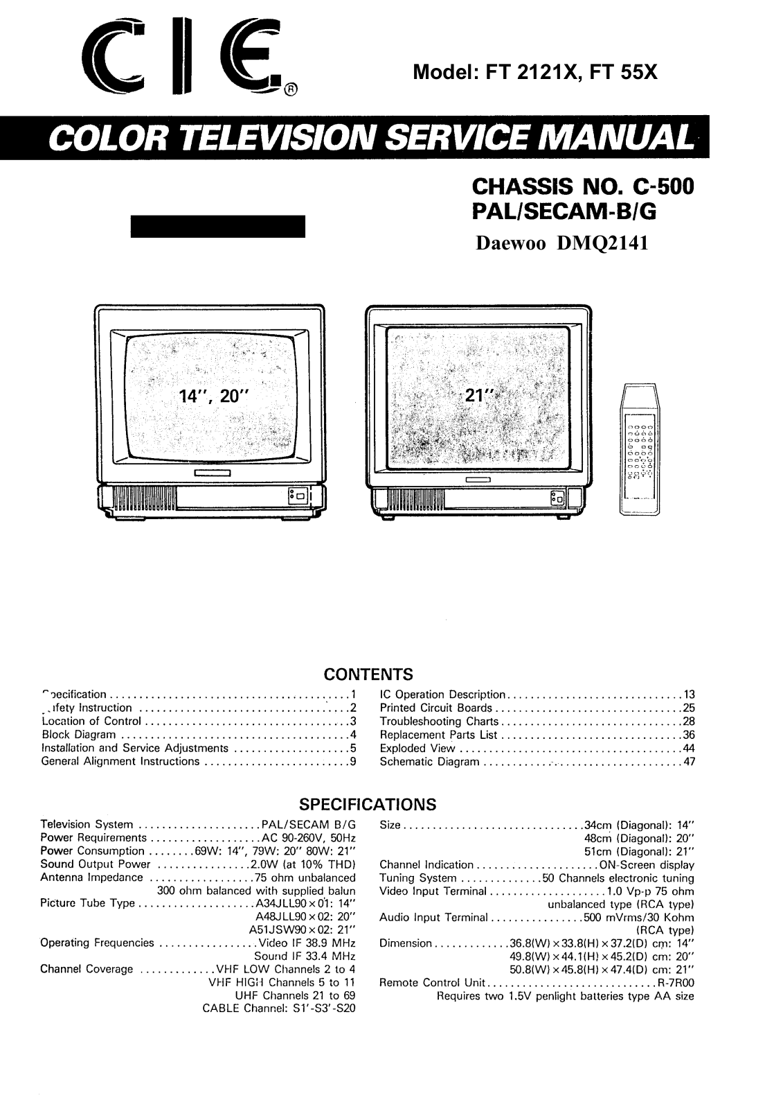 CIE C500 Schematic