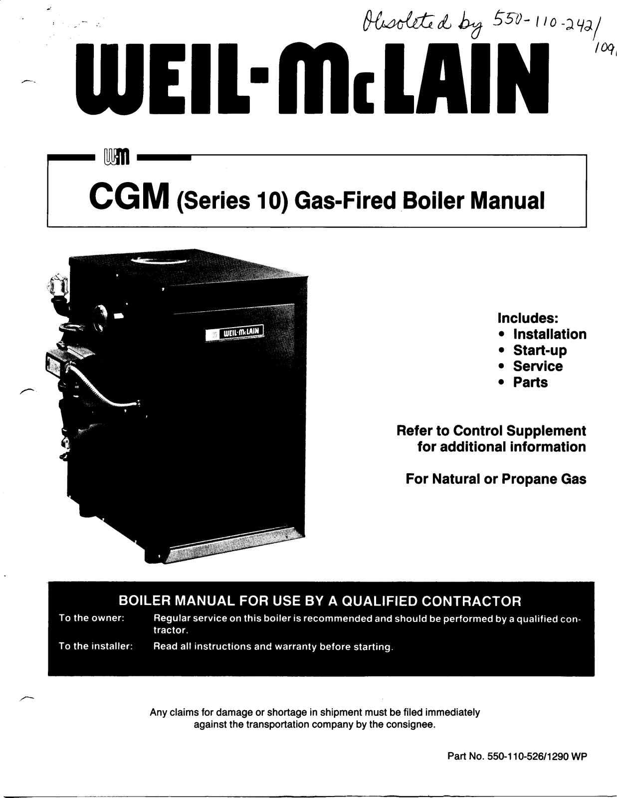Weil-McLain 900 User Manual - ManualMachine.com